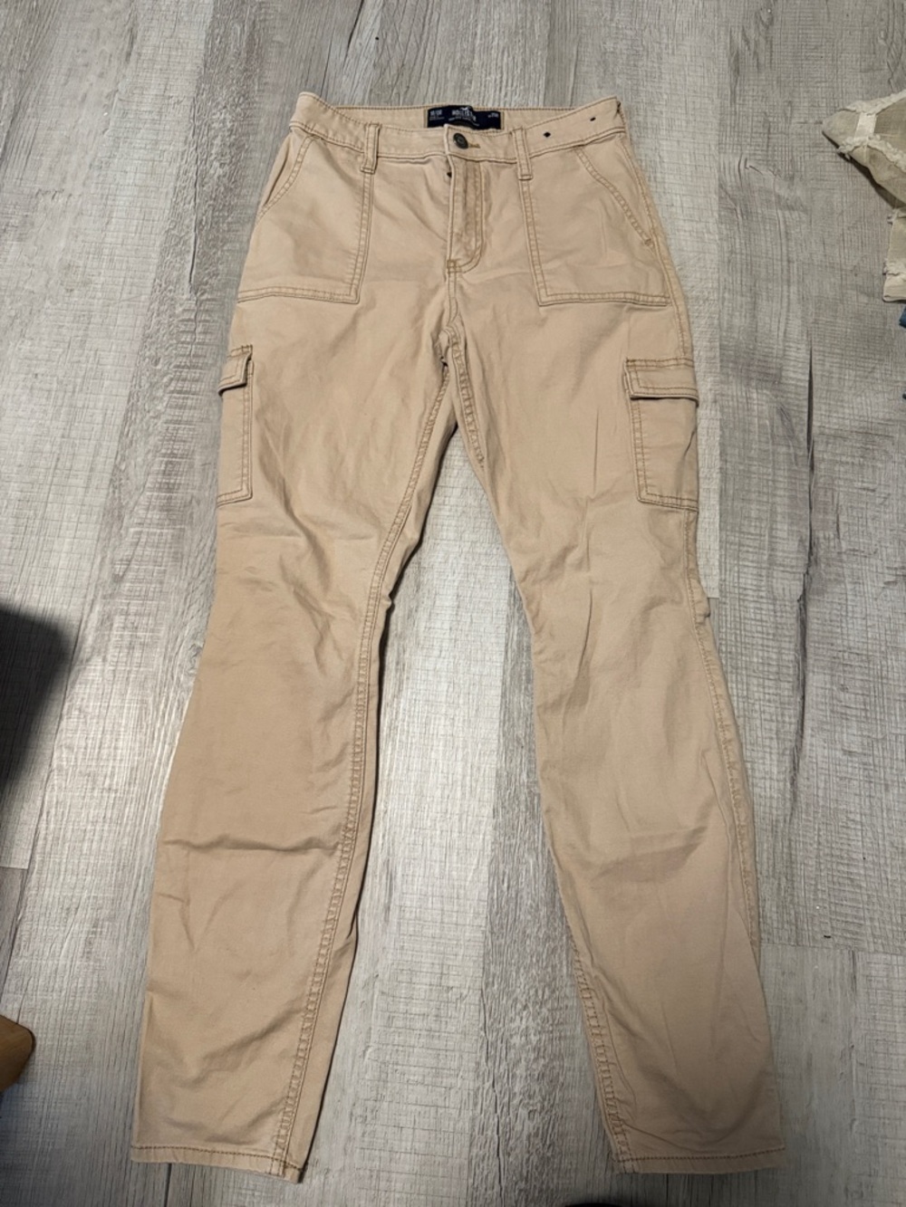 Women's holster Tan Cargo Pants with Slim Utility Fit